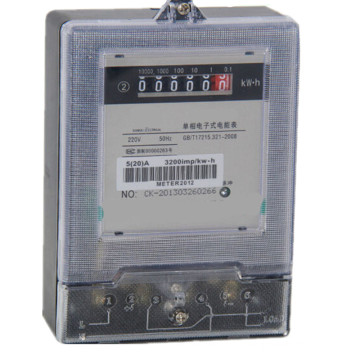 Register / LCD / LED exibido medidor eletrônico de energia